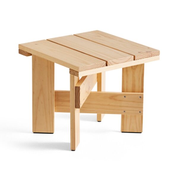 HAY Crate Low Table bord 45x45x40 cm lackad furu Water-based lacquered pinewood