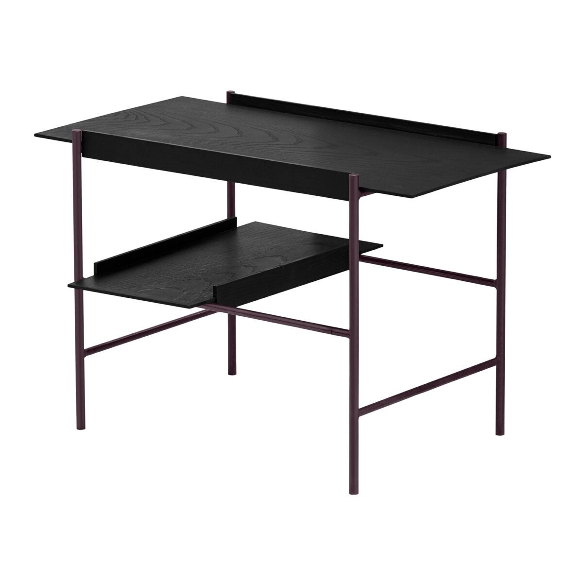 Kanso Tray Table Black Ash/ Fig Purple