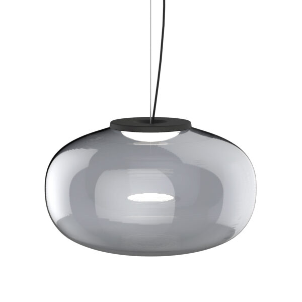 Karl-Johan Pendant Lamp Large Smoked Glass