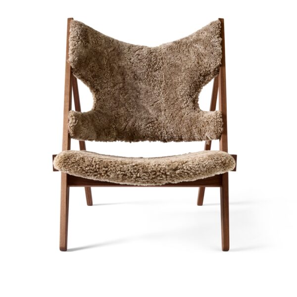 Knitting Lounge Chair Walnut/Sheepskin Cork