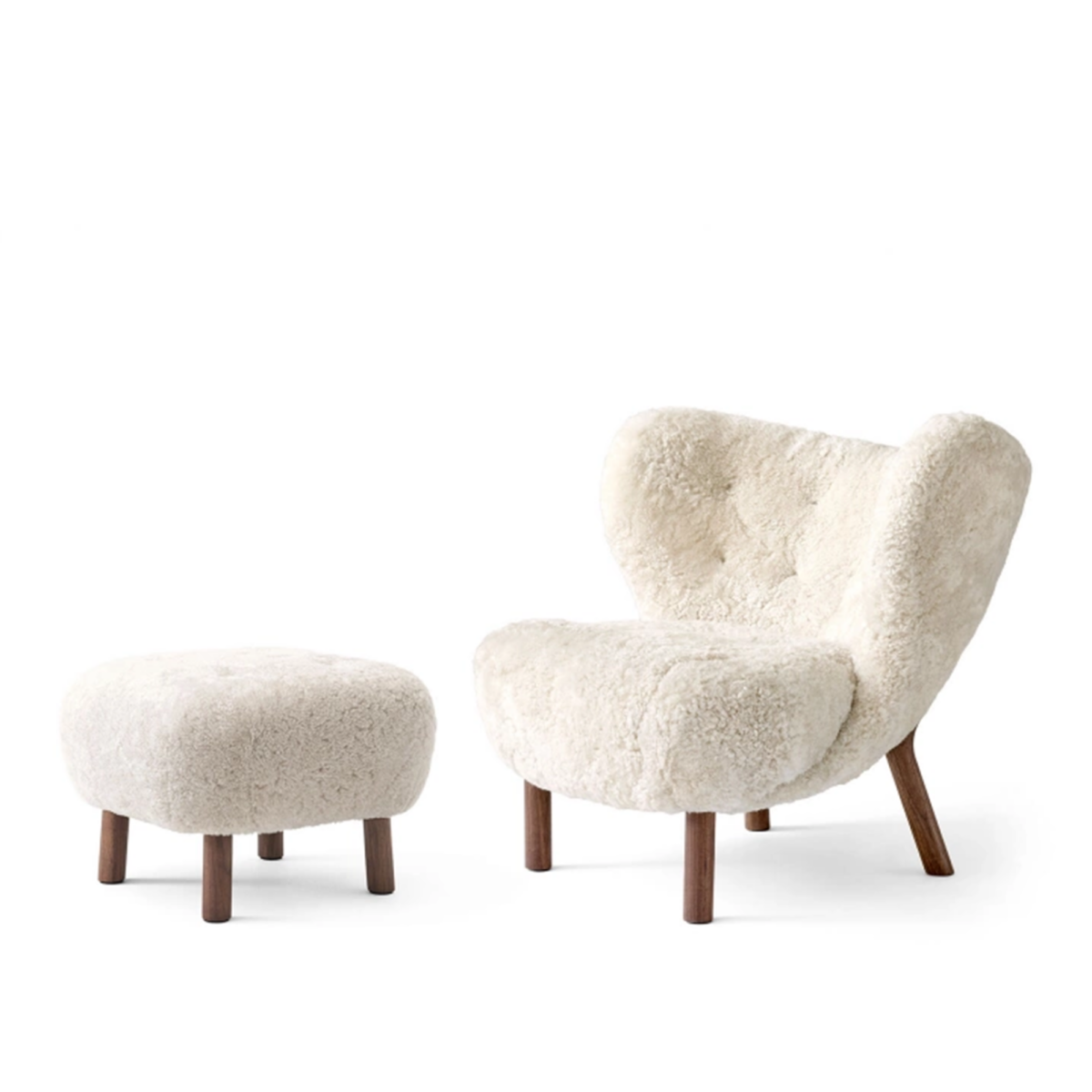 Little Petra VB1 Set Sheepskin Moonlight / Walnut