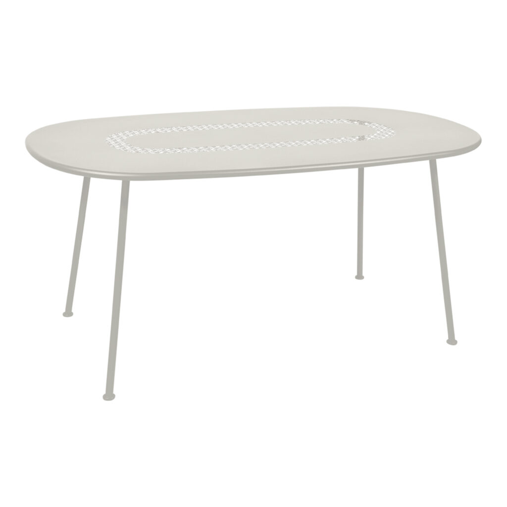 Lorette Oval Table 160x90 cm Clay Grey A5