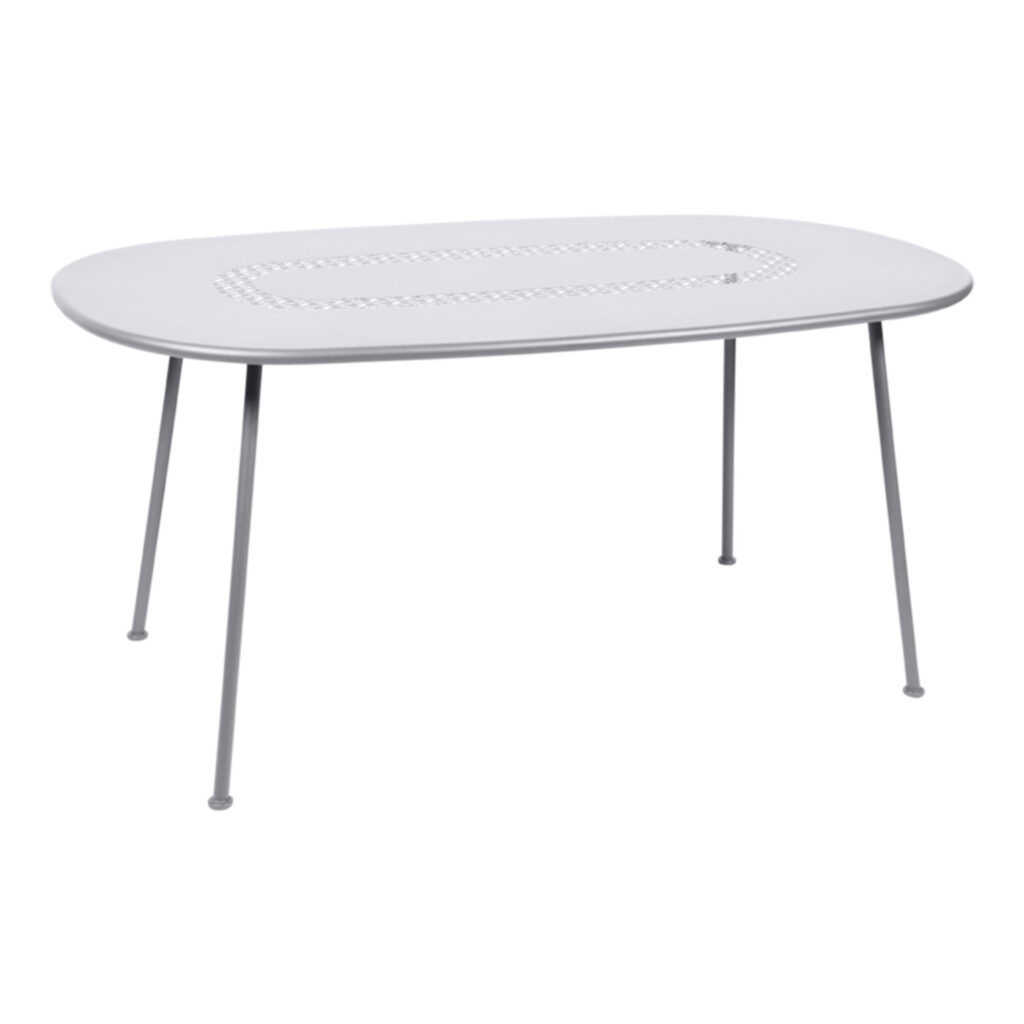Lorette Oval Table 160x90 cm Cotton White 01