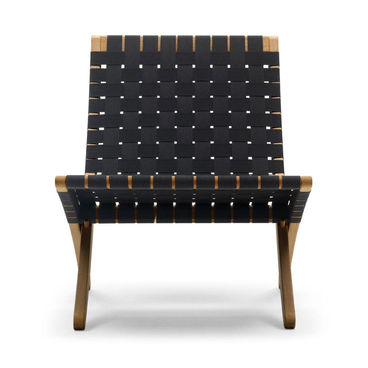 MG501 Cuba Chair Oljad Ek/Sadelgjord Svart