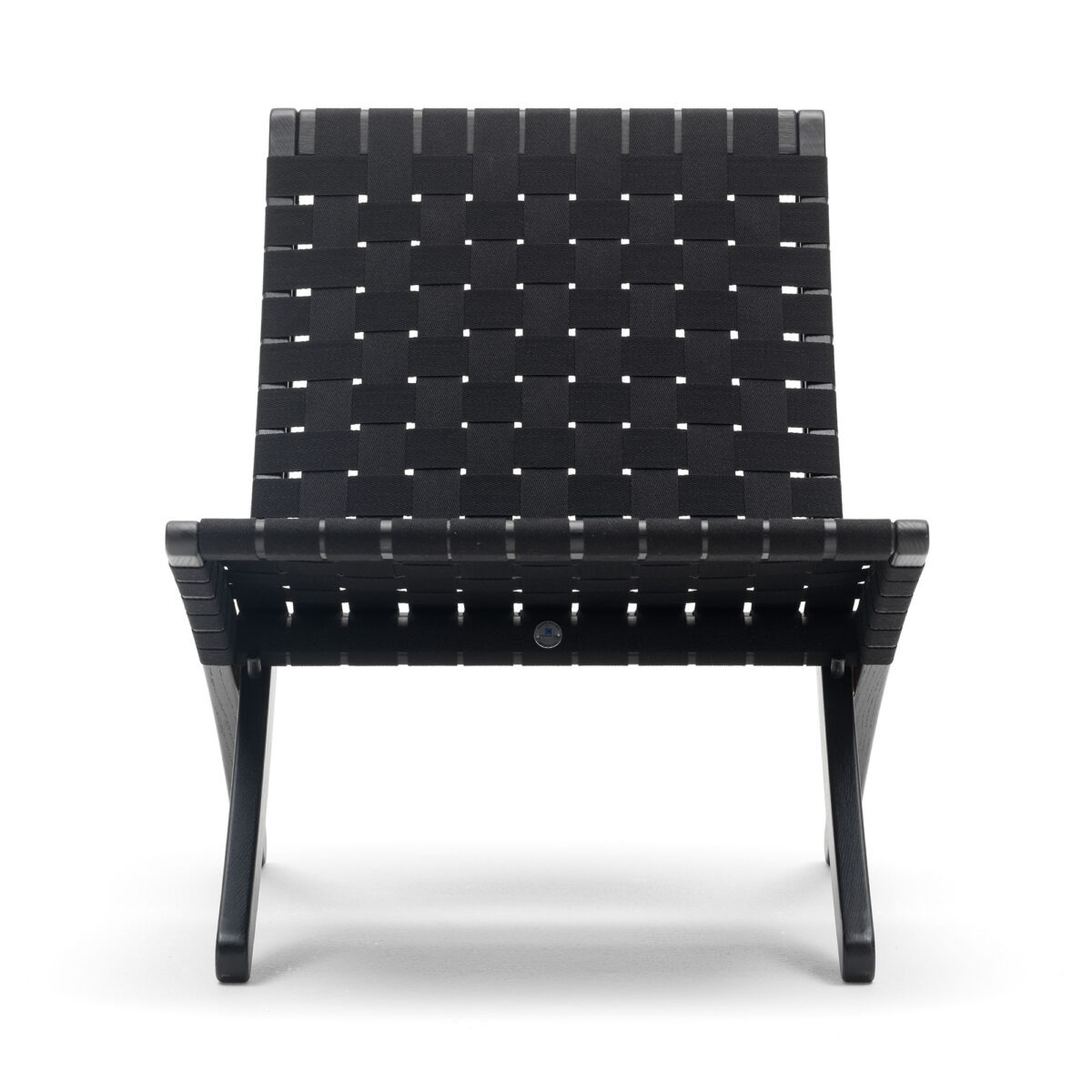 MG501 Cuba Chair Svartmålad Ek/Sadelgjord Svart