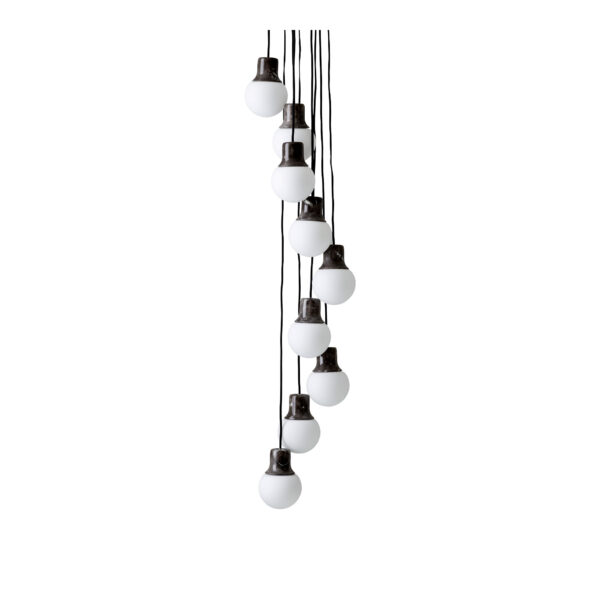 Mass Light Chandelier NA6 / Nero Marquina Marble