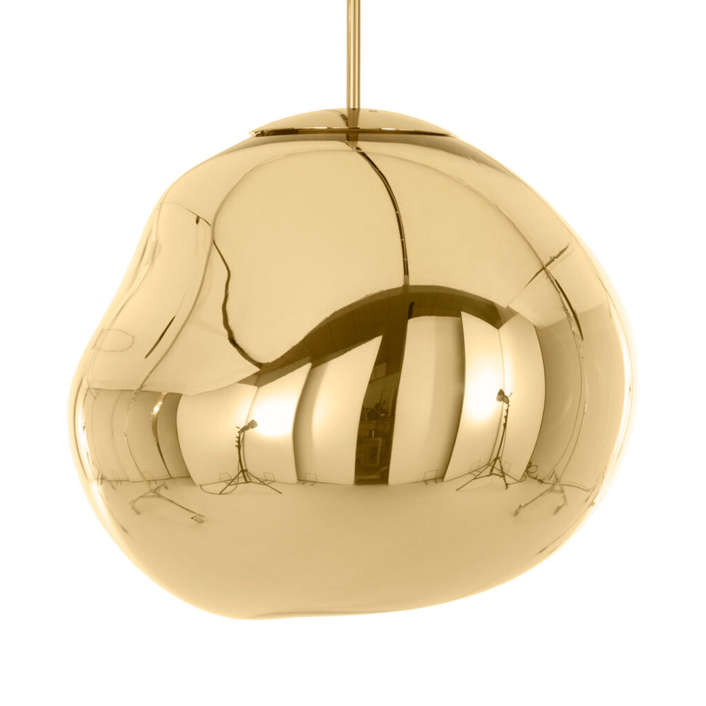 Melt Pendant Gold 50 cm LED