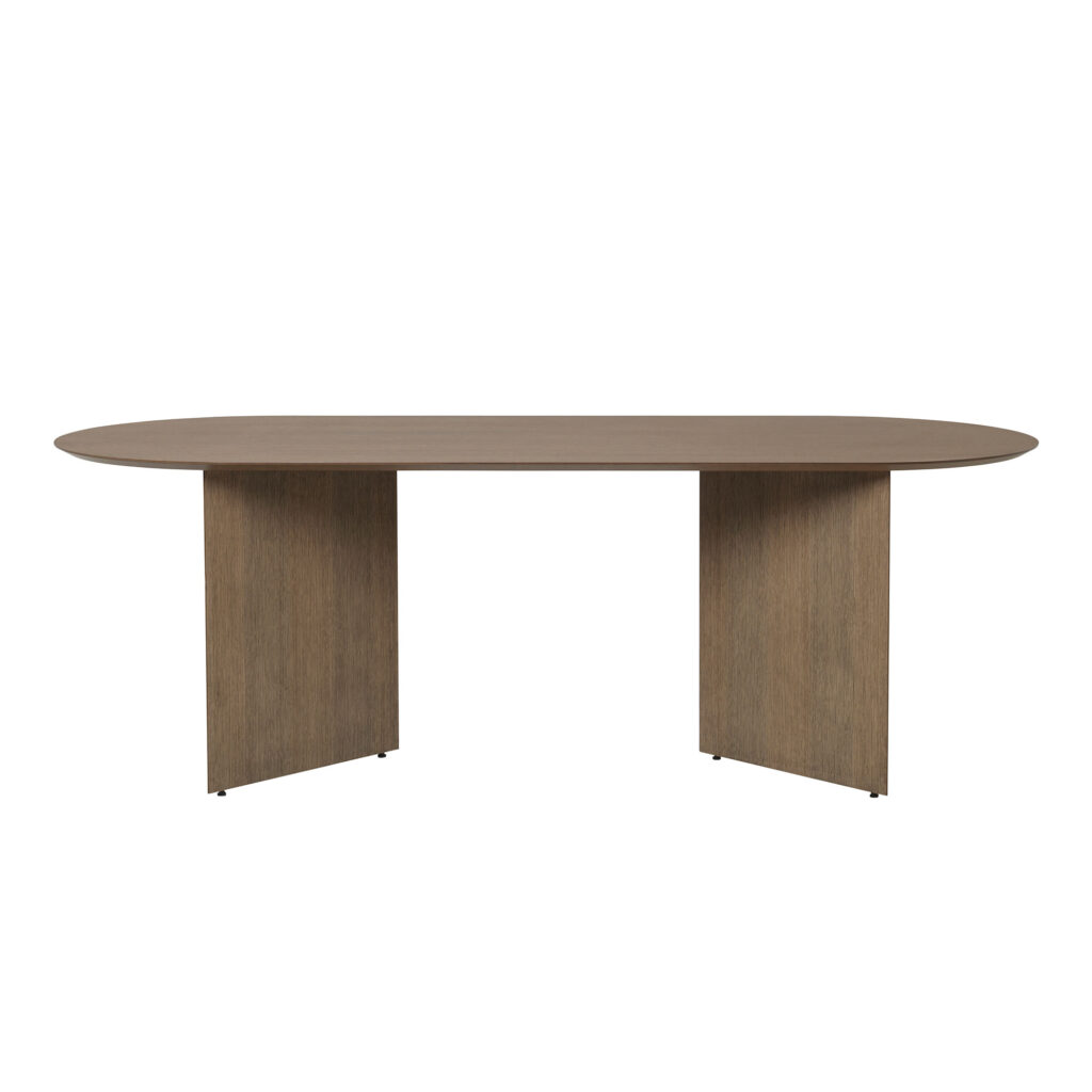 Mingle Table Oval Top 220 Cm Dark Stained Oak