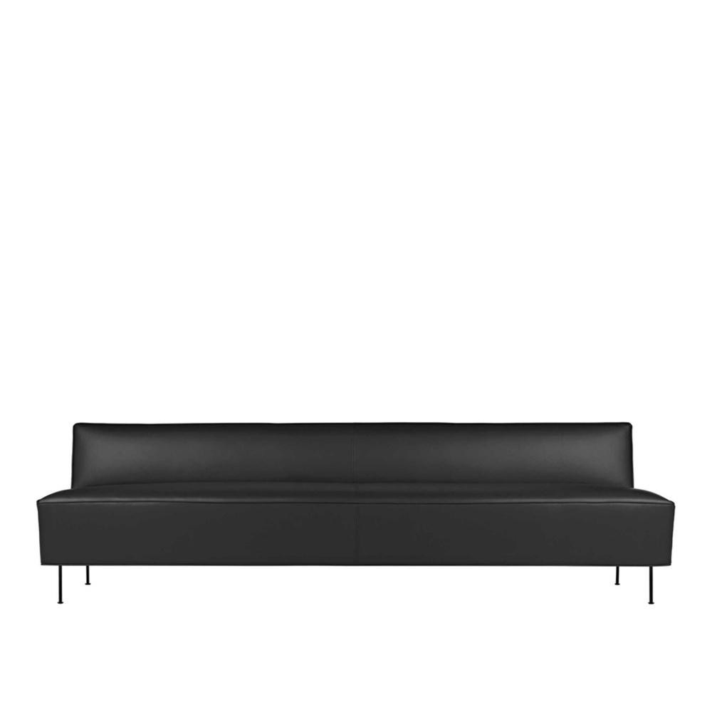 Modern Line Sofa, Tyg: Kat. 3 - Gubi Velvet (Velutto) - G075/128, Stor