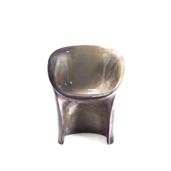 Moon Small Armchair, Copper