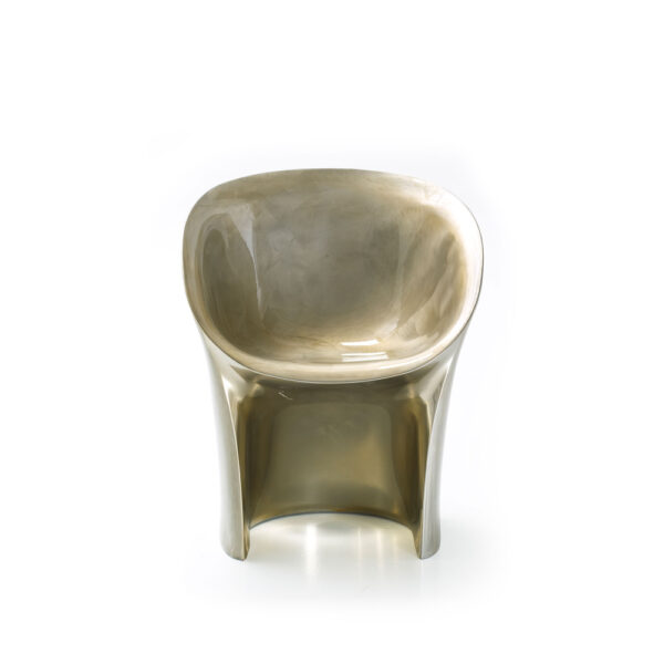 Moon Small Armchair, Gold