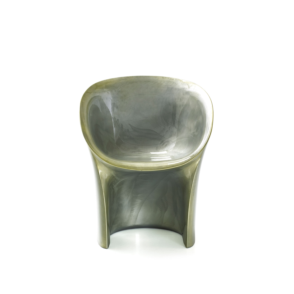 Moon Small Armchair, Titanium