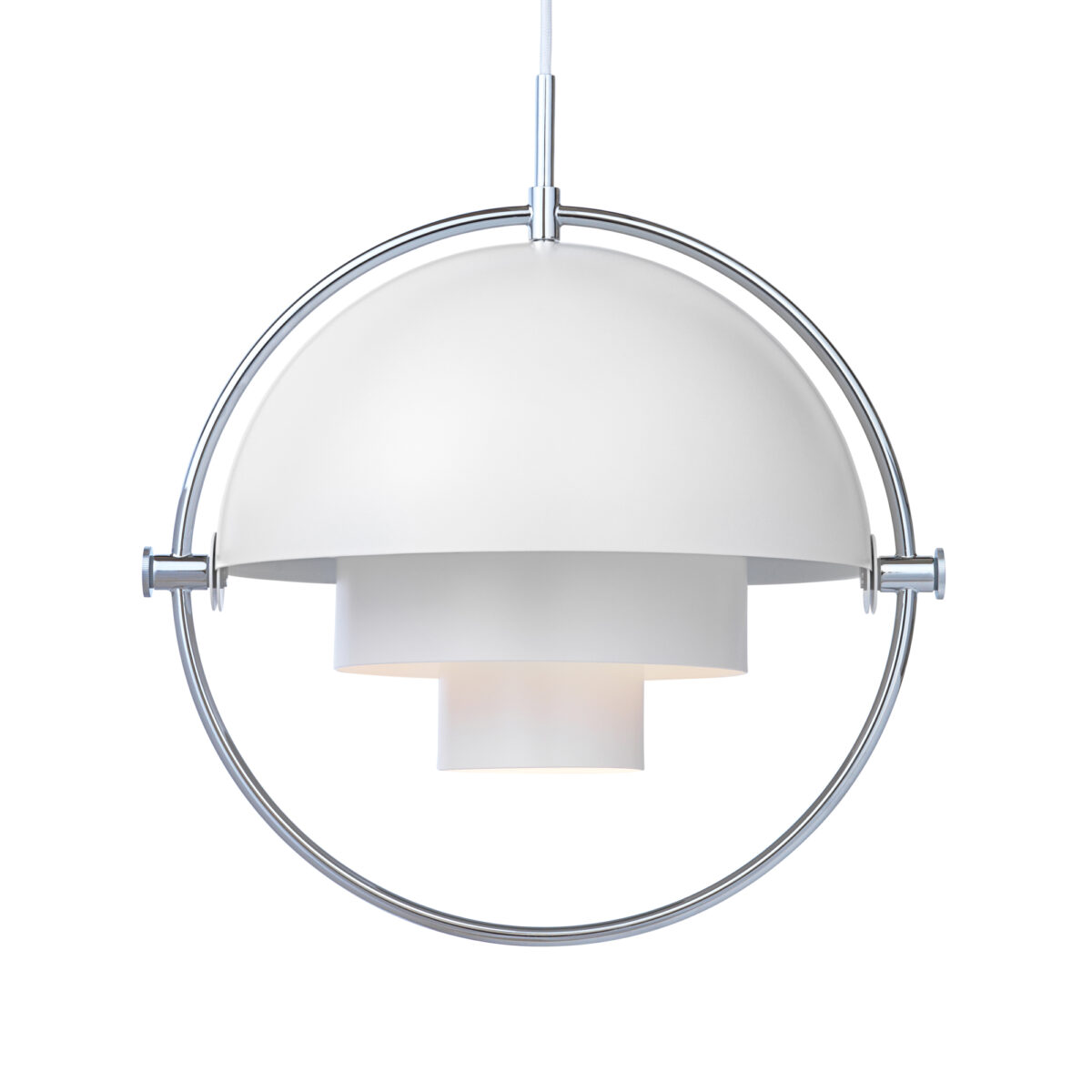 Multi-Lite Pendant Vit/ Krom