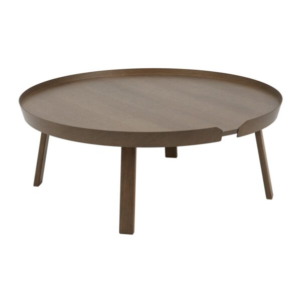 Muuto Around sidobord extra large Stained dark brown