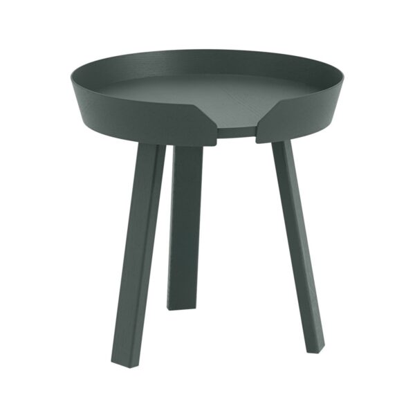 Muuto Around sidobord small Dark green