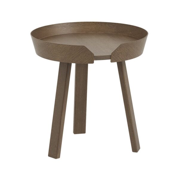 Muuto Around sidobord small Stained dark brown