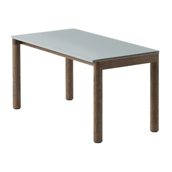 Muuto Couple 1 Plain soffbord 40x84x40 cm Pale blue-dark oiled oak