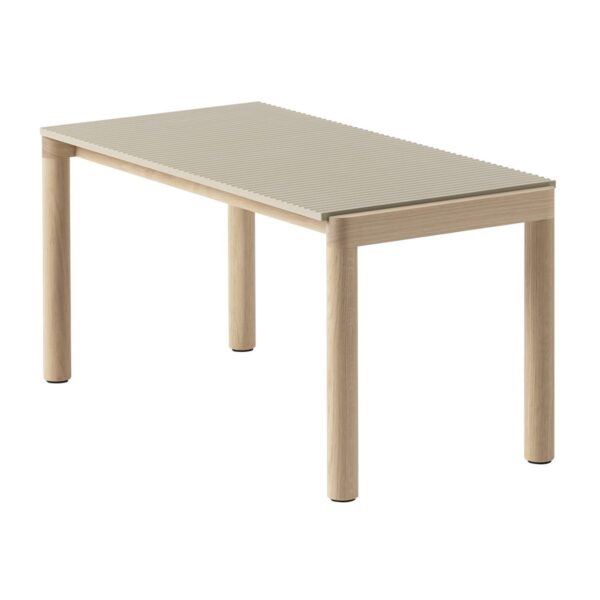 Muuto Couple 1 Wavy soffbord 40x84x40 cm Sand-oak