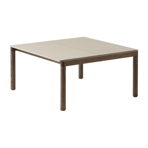 Muuto Couple 2 Plain soffbord 80x84x40 cm Sand-dark oiled oak