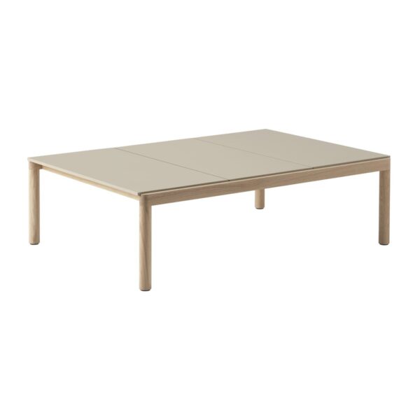 Muuto Couple 3 Plain soffbord 120x84x35 cm Sand-oak