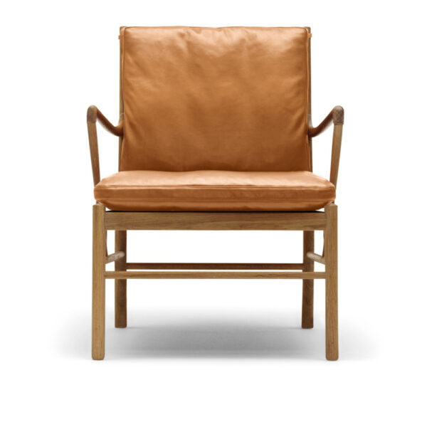 OW149 - Colonial Chair, Oljad Ek, Lädergrupp C Sif - 95