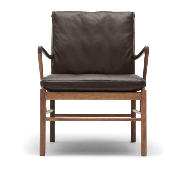 OW149 - Colonial Chair, Oljad Valnöt, Lädergrupp B Thor - 306