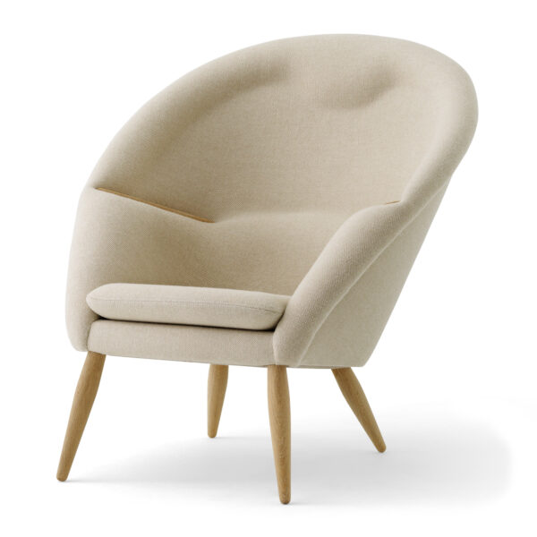 Oda Lounge Chair Natural Oak / Hallingdal 0200