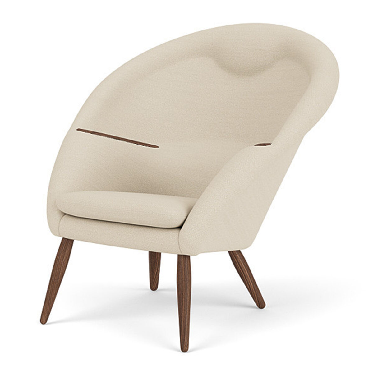 Oda Lounge Chair Walnut / Hallingdal 0200