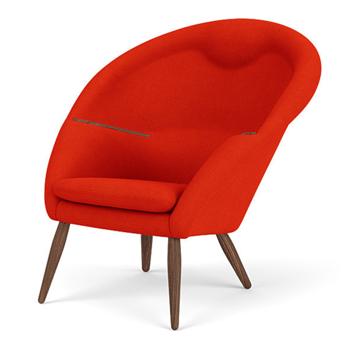 Oda Lounge Chair Walnut / Hallingdal 0600