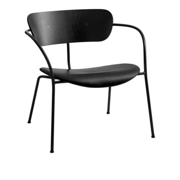 Pavilion AV6 - Silk 842 Seat - Black Oak Back - Black Fittings