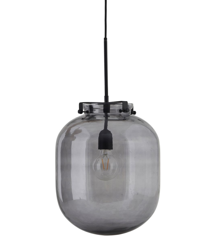 Pendelampa LAMP BALL smoked, House Doctor