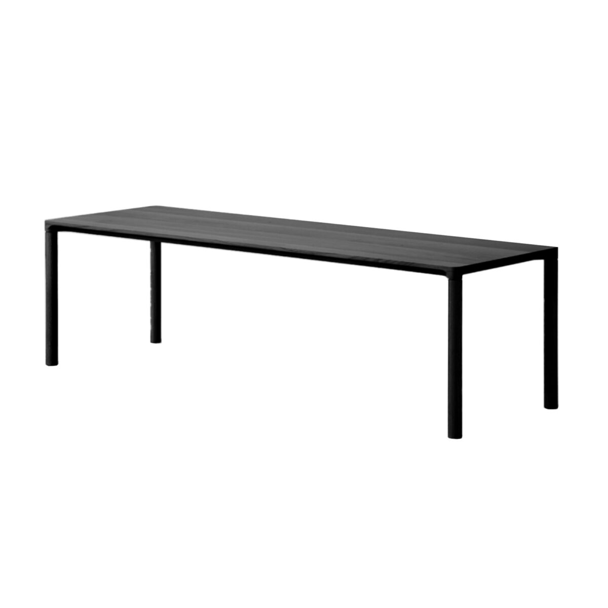 Piloti Table 6715 120 x 39 cm / Höjd 35 cm Svartlackerad Ek