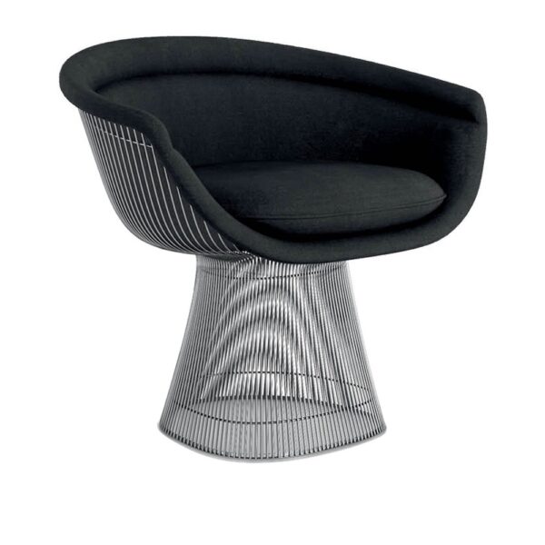 Platner Lounge Chair, underrede i Brons metallic, Tyg: Kat. B - Knoll
