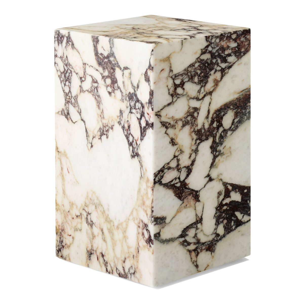 Plinth Tall Calcatta Viola Marble