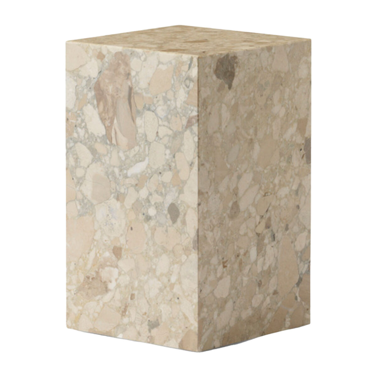 Plinth Tall Sand Kunis Breccia