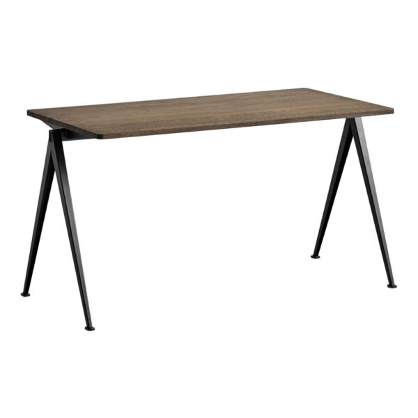 Pyramid Desk 01 140x65 cm Svart/Rökt Ek