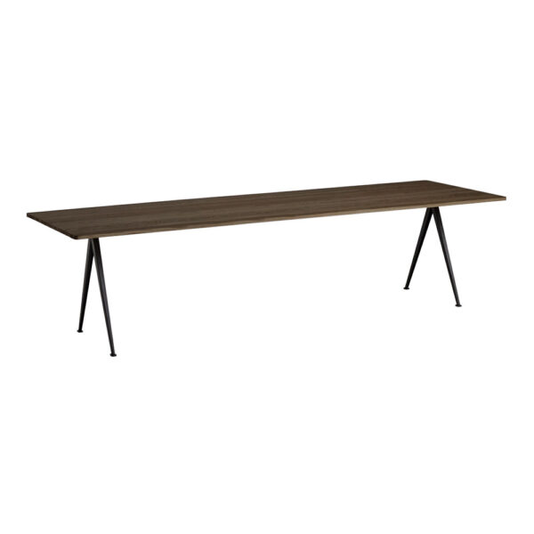 Pyramid Table 02 300x85 cm Svart/Rökt Ek