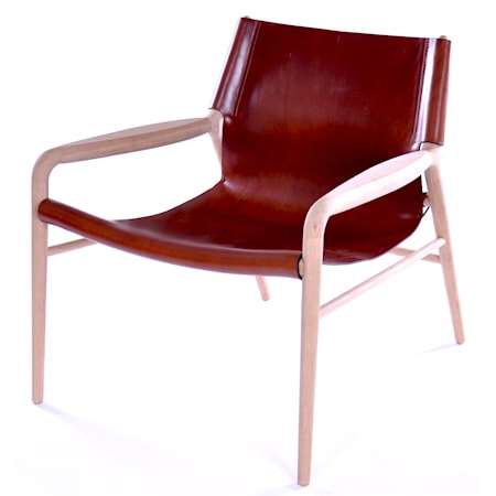 Rama chair fåtölj - Såpbehandlad, cognac