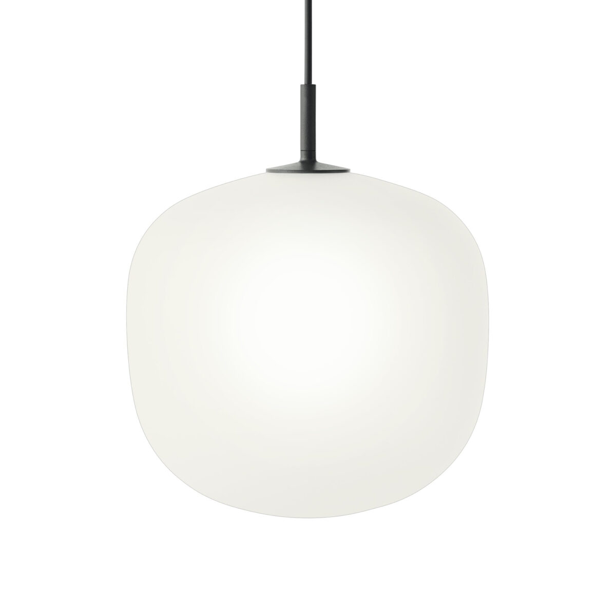 Rime Pendant 25 cm Opal / Black