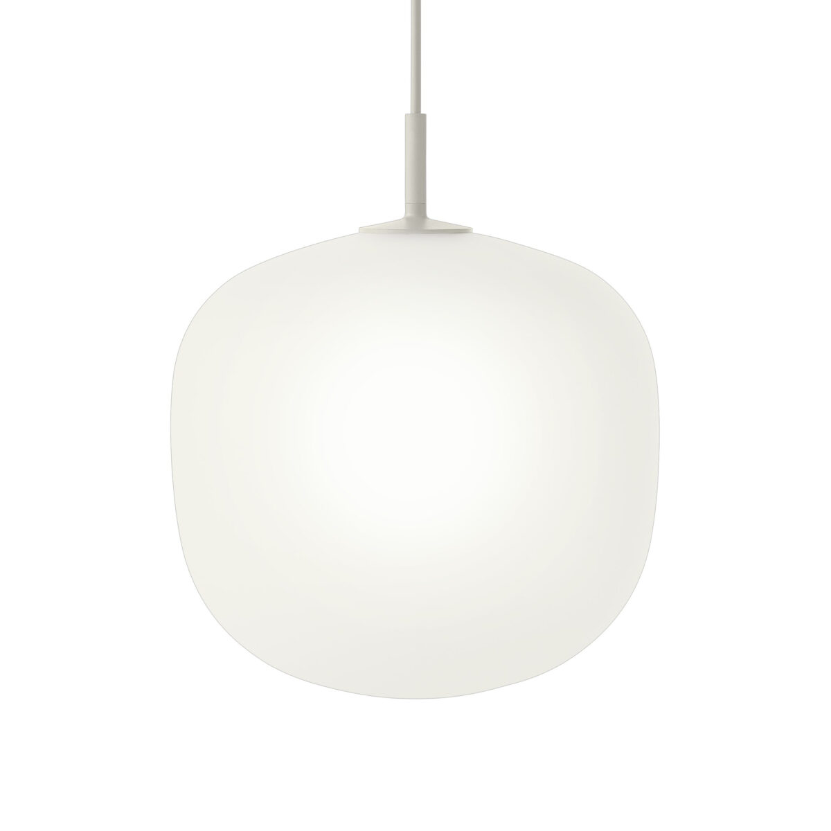 Rime Pendant 25 cm Opal / Grey