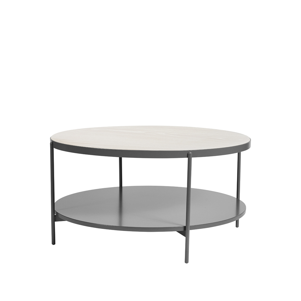 SMD Design Lene soffbord grå, vitpigmenterad askfanér