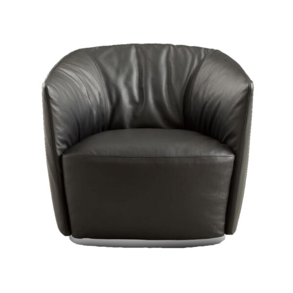 Santa Monica Armchair Swivel,NormalDoubleStitching, Upholstery Fabric