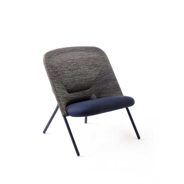 Shift Lounge Chair, Blue Grey