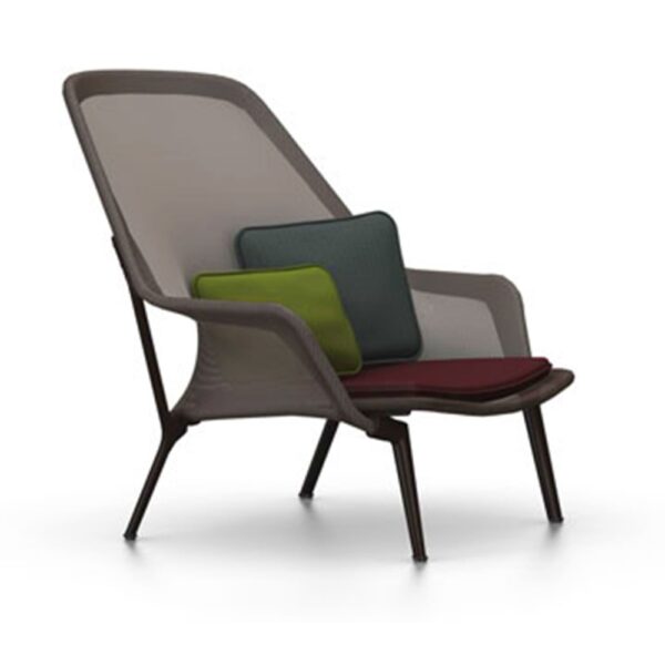 Slow Chair & Ottoman, Brun, Choklad