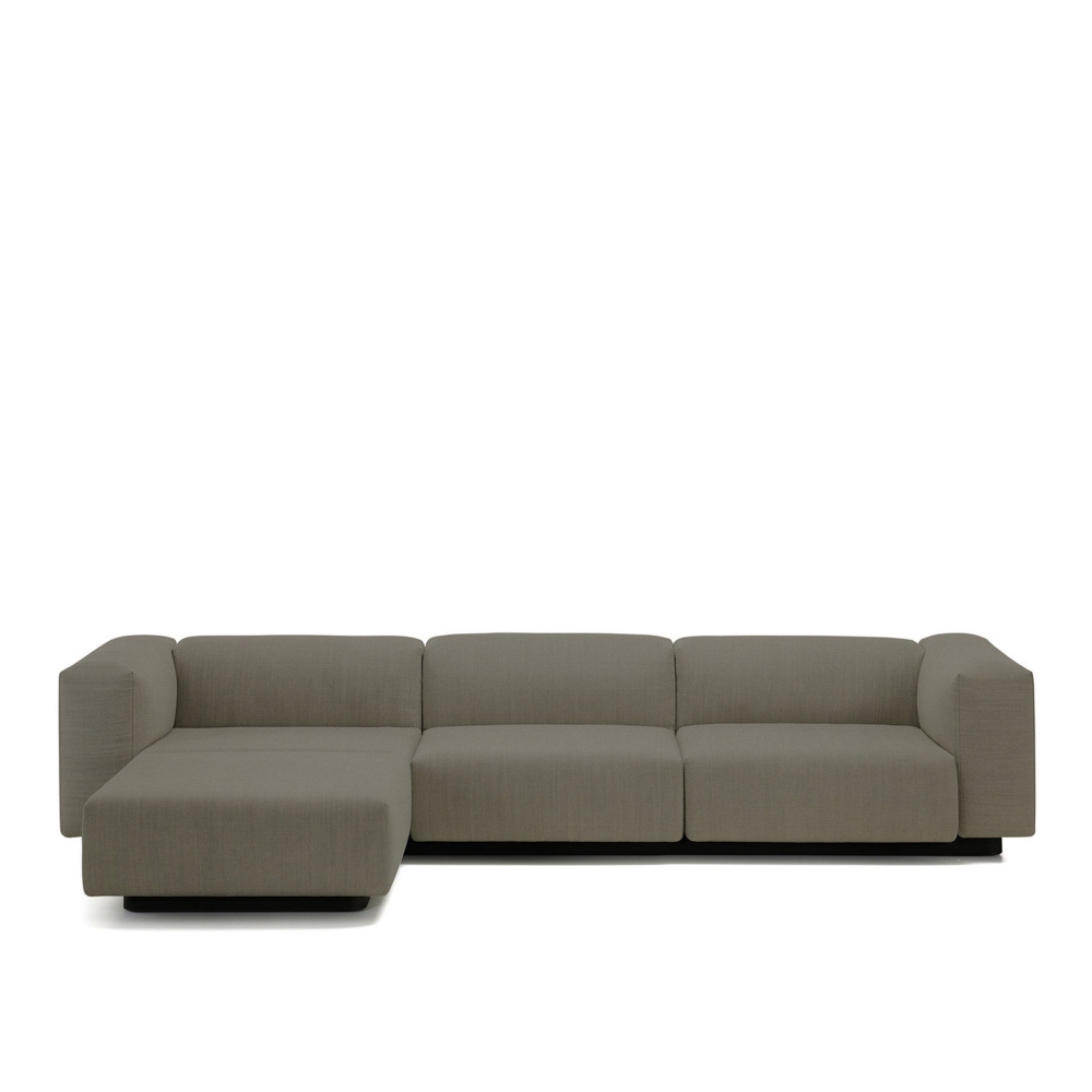Soft Modular Sofa - Divan 3-sits, Divan - Höger, Tyg: Kat. F80 - Cosy