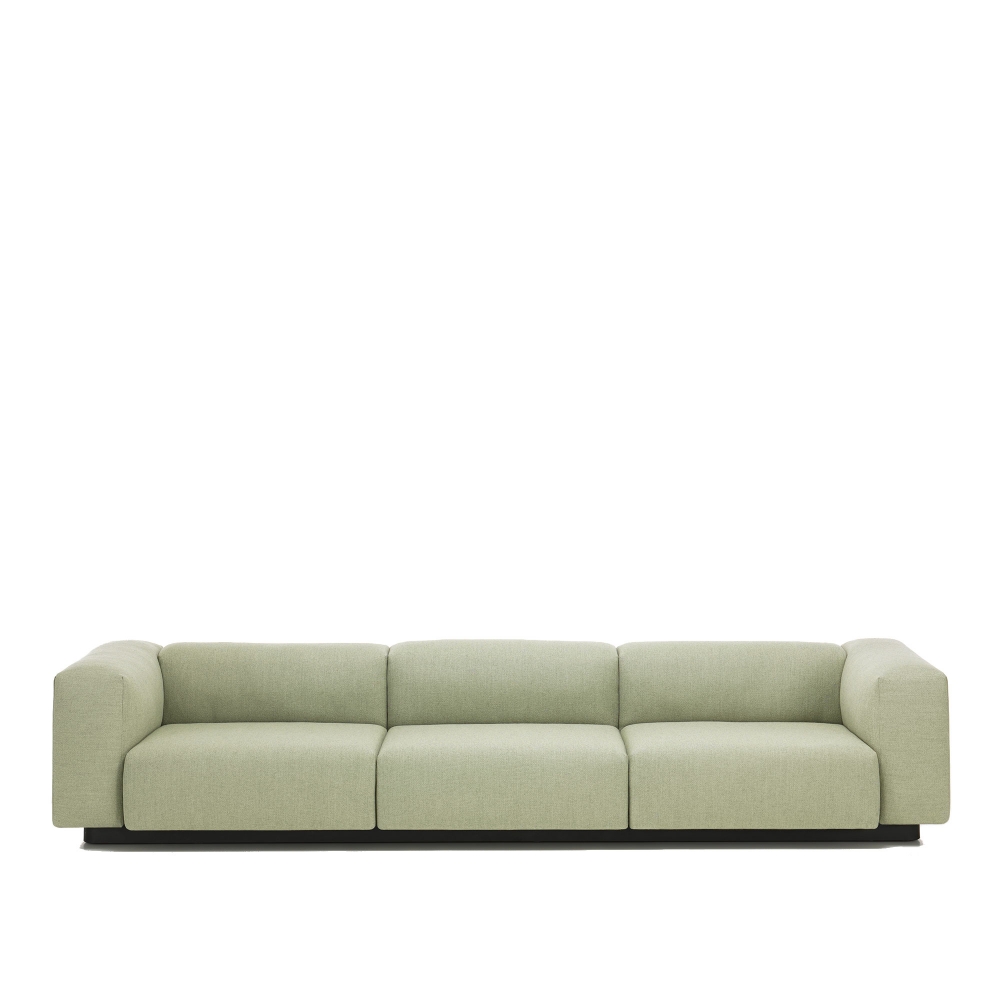 Soft Modular Sofa, Three-seater Fabric Cat. F80 Cosy 01