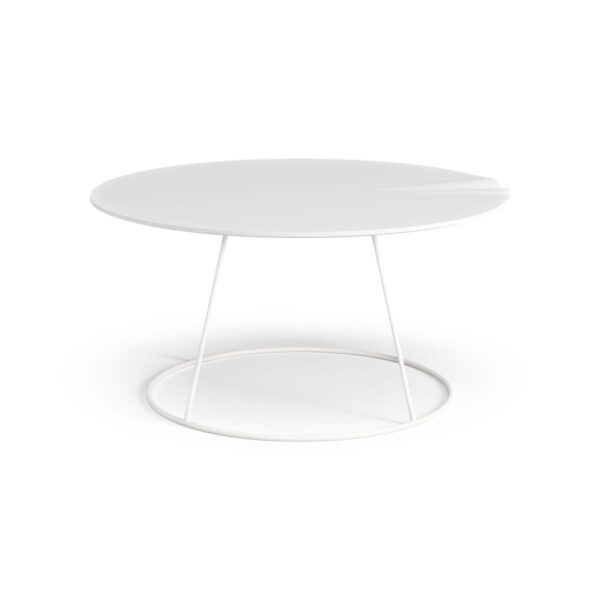 Swedese Breeze bord med våg Ø80 cm Vit