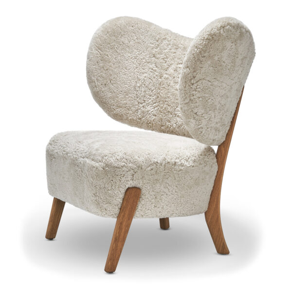 TMBO Lounge Chair Sheepskin Moonlight / Oak