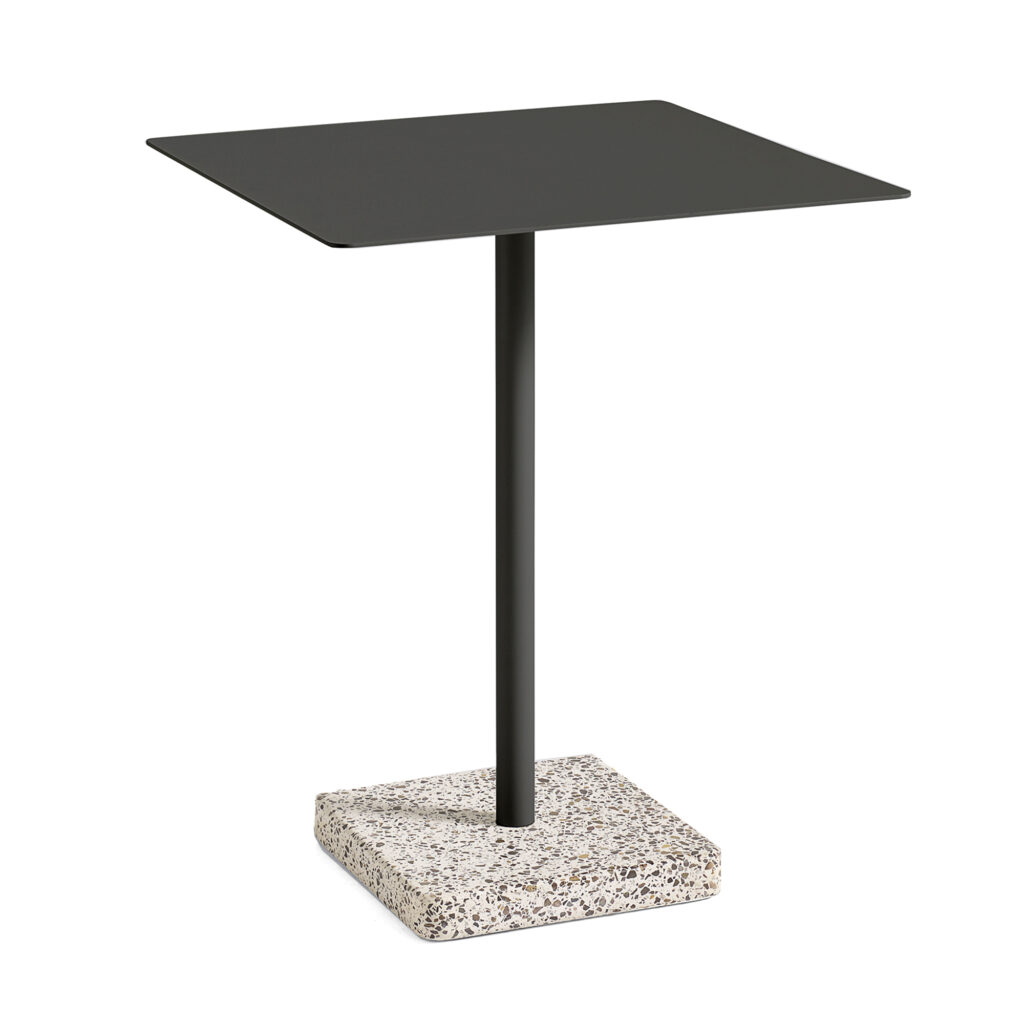 Terrazzo Table Charcoal/Grey Square
