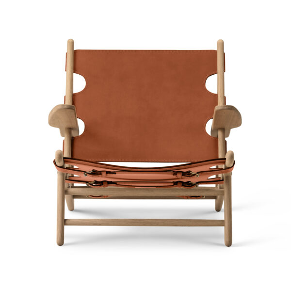 The Hunting Chair, Oak oiled, Cognac leather